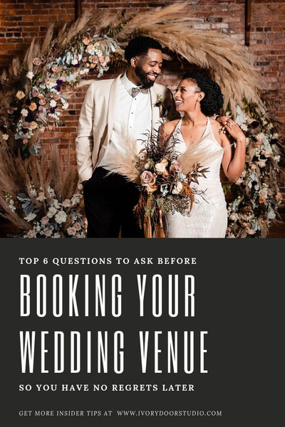 6 Questions to ask before booking your wedding venue