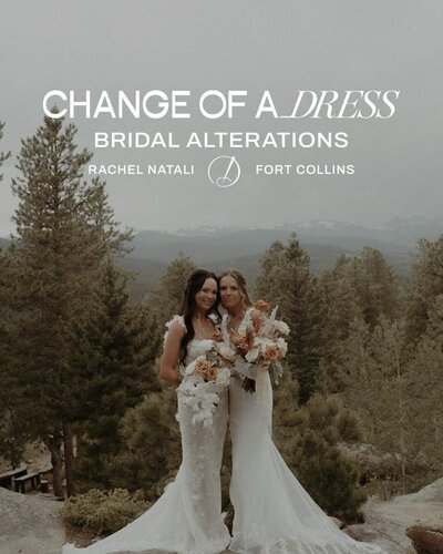 Logo design for Change of a Dress, a seamstress in Fort Collins, Colorado