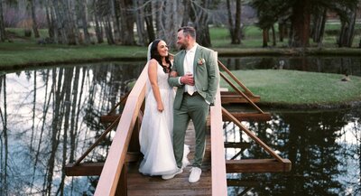 A rustic wedding with a cowboy groom