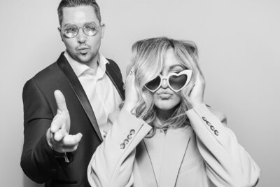 black and white image for corporate event party entertainment