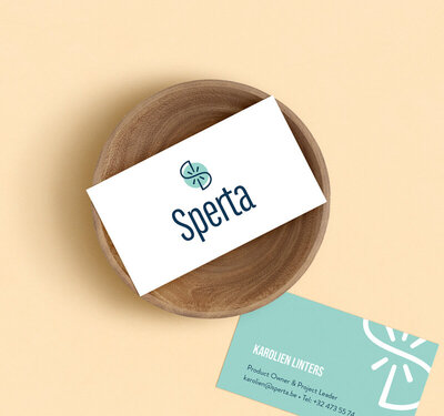 business card design for Sperta