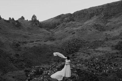 Scotland bridal portrait session