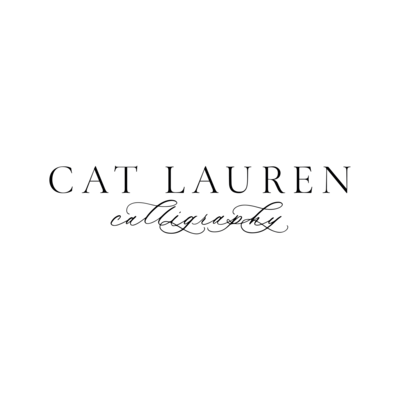 Cat Lauren Calligraphy Logo