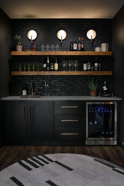 Speakeasy inspired bar