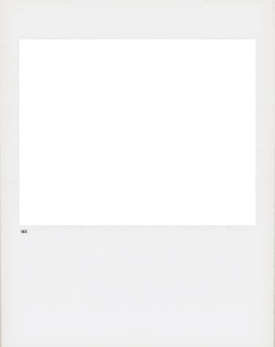 White polaroid photo frame