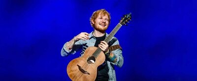VIP DJ performance at Ed Sheeran concert at Melbourne Cricket Ground with large crowd atmosphere