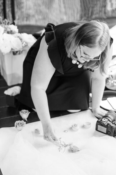 brittany laying details for a wedding flat lay