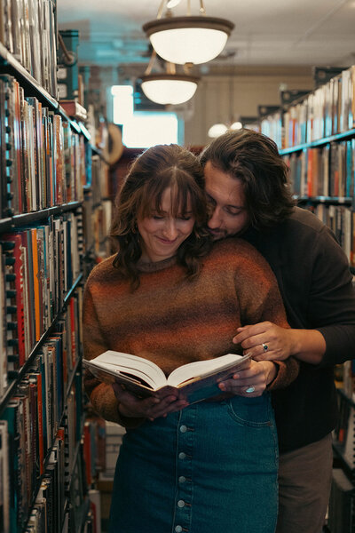 couple in the bookstore in denver colorado