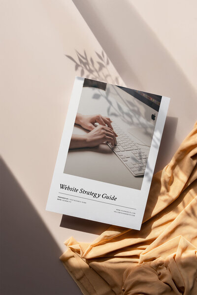 Website Strategy Guide Template Mockup