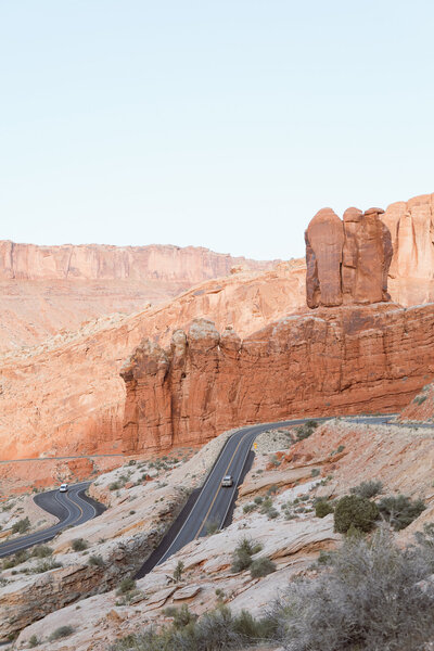 Arches National Park at sunrise 