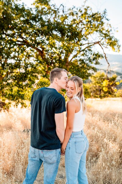 Couple, Tree, and Field | Photography by Jocelyn