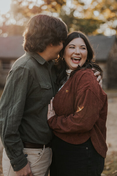 engaged couple