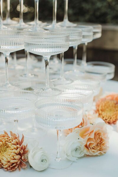 Wedding reception details shot at Fairfield County, CT venue