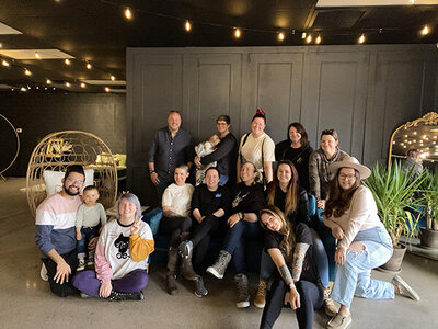 Photo of Rising Tide members at a meetup