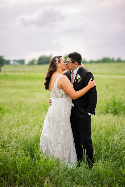 Bride and Groom at Stone Hall part of the Springs McKinney