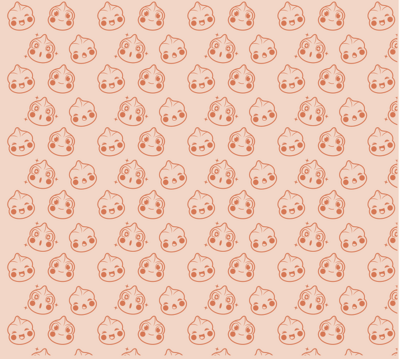 Maquette créée par Fenicia Studio pour l'identité visuelle d'une organisation proposant des ateliers de chants inclusifs. Elle représente le motif de Atypik Vox.