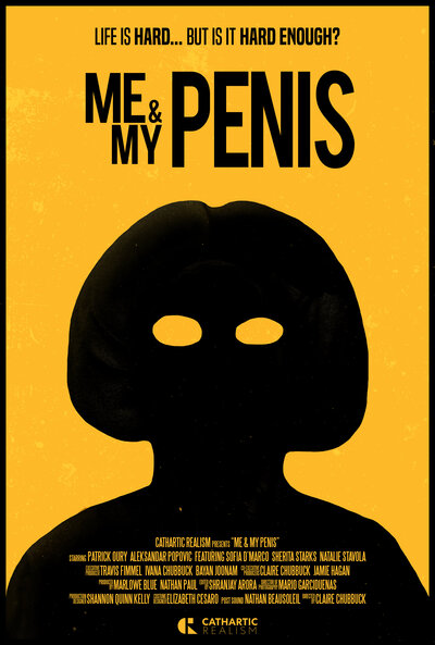MAMP film poster with a colorful abstract background, featuring the title 'MAMP' and print credits at the bottom