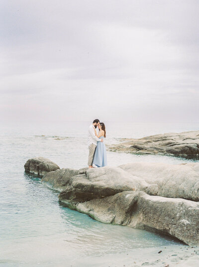 French Riviera engagement session