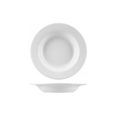 RoundWhitePastaBowl