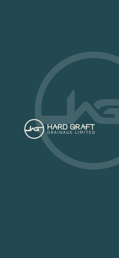 Hard Graft Drainage brand design and website design