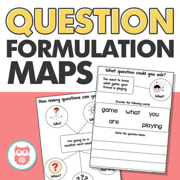 Question formulation maps for speech therapy