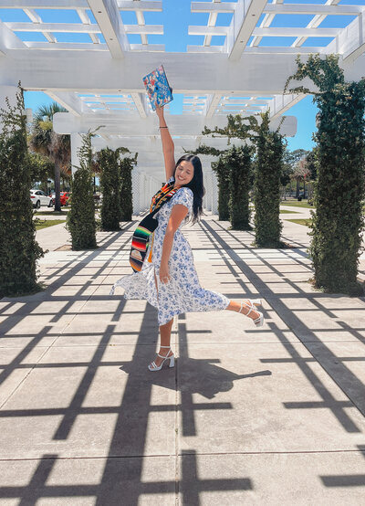 Graduation Photo in Market Commons, Myrtle Beach, S.C.