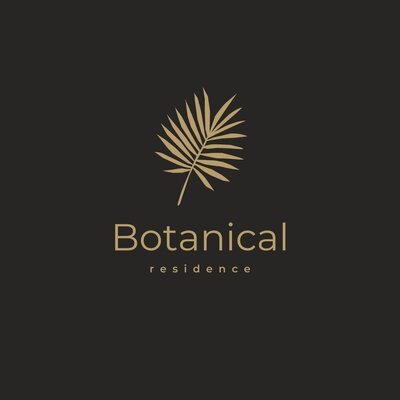 Gold Elegant Leaf Logo