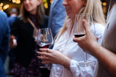 ladies drinking good pinot noir wine