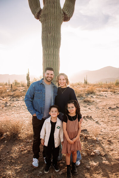 Young family photo