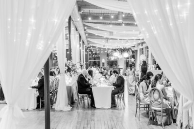 bride and groom cutting cake at the greystone inn