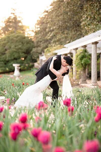 Maymont Wedding Photos in spring
