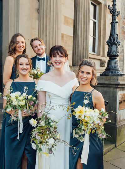 Royal College of Physicians wedding bridal party