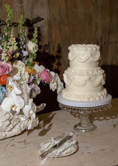 Editorial wedding photo of the space that the bride and groom felt was the perfect place to host their big day.