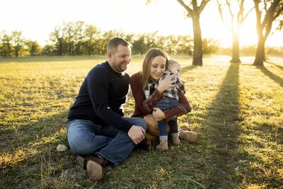 Family session at the park