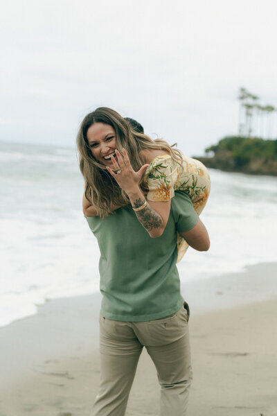 Orange County engagement photography session at Laguna Beach