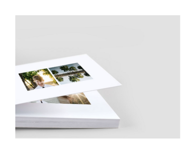 Senior portrait layflat album that can be ordered after the gallery is revealed
