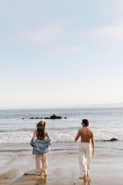 newport beach corona del mar engagement photos