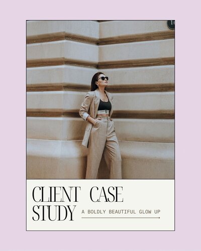 kimberly showit website template homepage design for coachhes and course creators