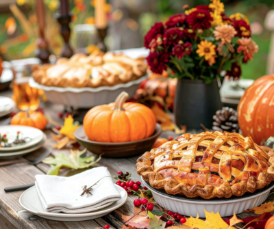 Healthy holiday pies