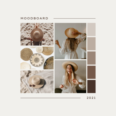 Mood Board Photo Collage Instagram Post
