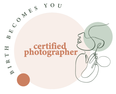 birth becomes you certified photographer badge