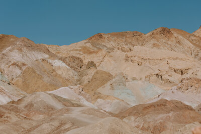 Artist Palette in the afternoon at Death Valley National Park