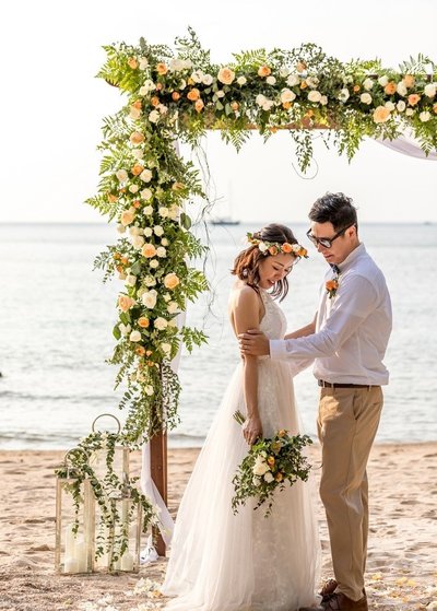 Wedding Arch with flowers
