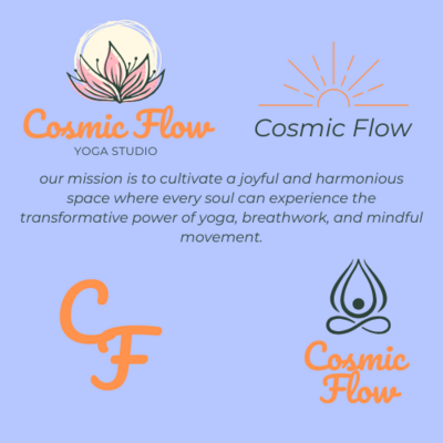 Cosmic Flow Logo Board