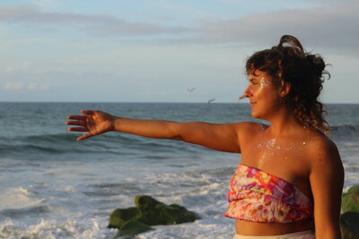 A heart-centered cacao ceremony guided by Sol Luciana in Sayulita, offering a unique and personalized experience for deep emotional connection and self-discovery.