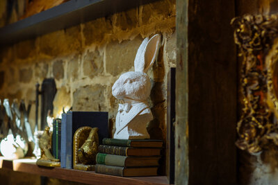 Rabbit at Wharfedale Grange barn wedding venue yorkshire