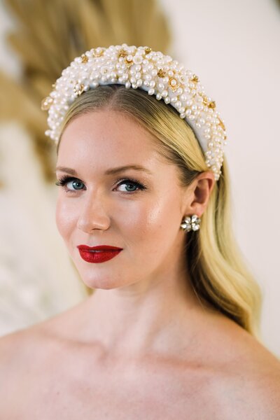 Latte natural brown bridal makeup