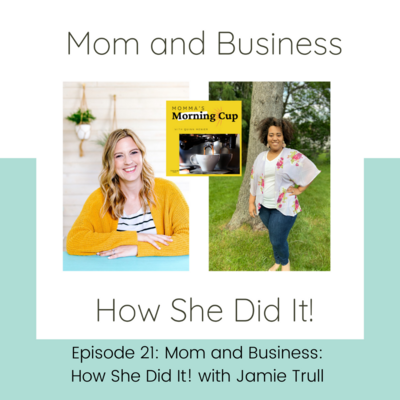 Join the insightful conversation on the Momma's Morning Cup Podcast as Quinn Menier interviews Jamie Trull, a Financial Literacy Coach and Profit Strategist. Discover how Jamie's journey from a successful corporate career in finance to becoming an online entrepreneur led her to empower women business owners in understanding and maximizing their finances. In this episode, Jamie shares her expertise, including valuable tips and strategies for managing personal and business finances, navigating the challenges of entrepreneurship, and thriving in the ever-changing financial landscape. Be inspired by Jamie's mission to provide accessible financial education and her impactful work during the COVID-19 pandemic. Tune in and gain valuable insights to elevate your financial journey as a mom and business owner.