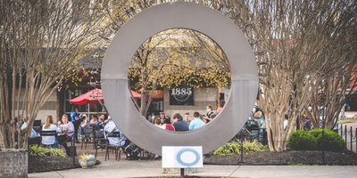 outdoor artwork in downtown Chattanooga