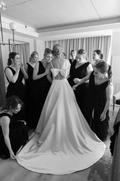 Classy Black Tie Wedding Dallas Hope Gray Photo 58